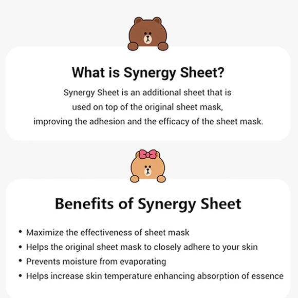 Line Friends SYNERGY SHEET - Picture 2 of 4
